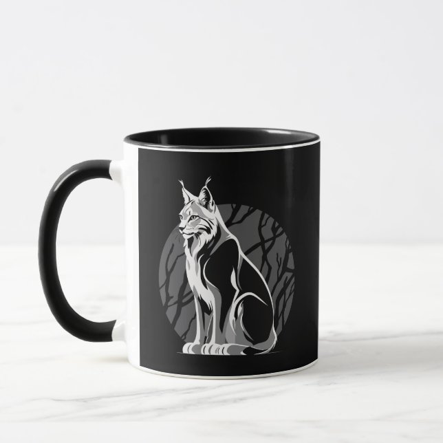Mug Lynx noir et blanc (Gauche)