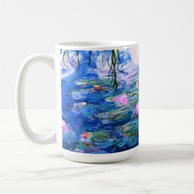 Mug Lys d'eau rose Monet (Gauche)