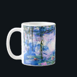 Mug Lys d'eau rose Monet<br><div class="desc">Une tasse à café à nénuphars rose de Monet est ornée de belles nénuphars roses flottant dans un étang bleu calme avec des nénuphars. Un grand cadeau Monet pour les amateurs d'impressionnisme et d'art français. Impressionnisme nature serein avec de belles fleurs et paysage d'étang pittoresque.</div>