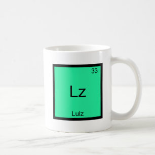 Mug Lz - T-Shirt d'élément de chimie de mème drôle de
