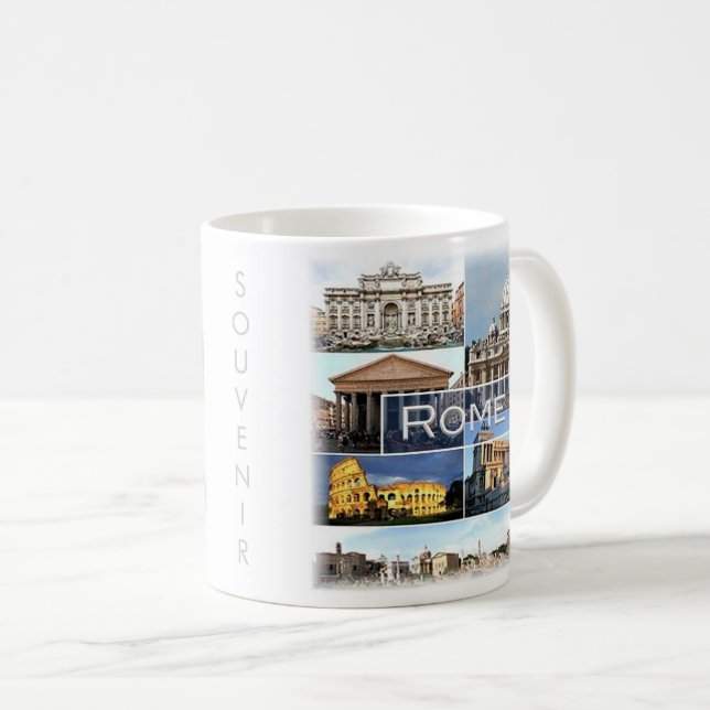 Mug LZO002 ROME, Latium, Italie, (Devant droit)
