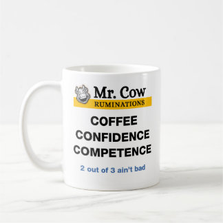 Mug M. Cow, Compétence en matière de confiance du café