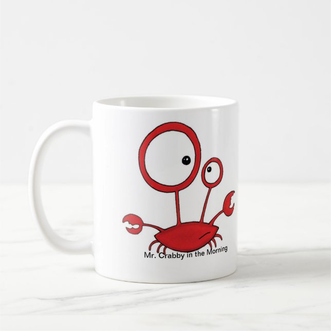 Mug M. Crabby pendant le matin (Gauche)