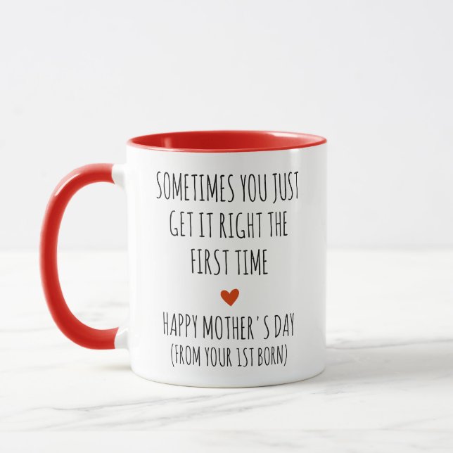 Mug M Day's, parfois vous obtenez droit la première fo (Gauche)