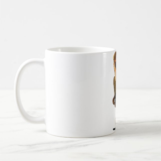 Mug M est pour Mona Monkey (Gauche)