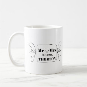 Mug m. et mme monogram