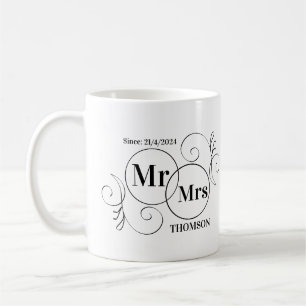 Mug m. et mme monogram