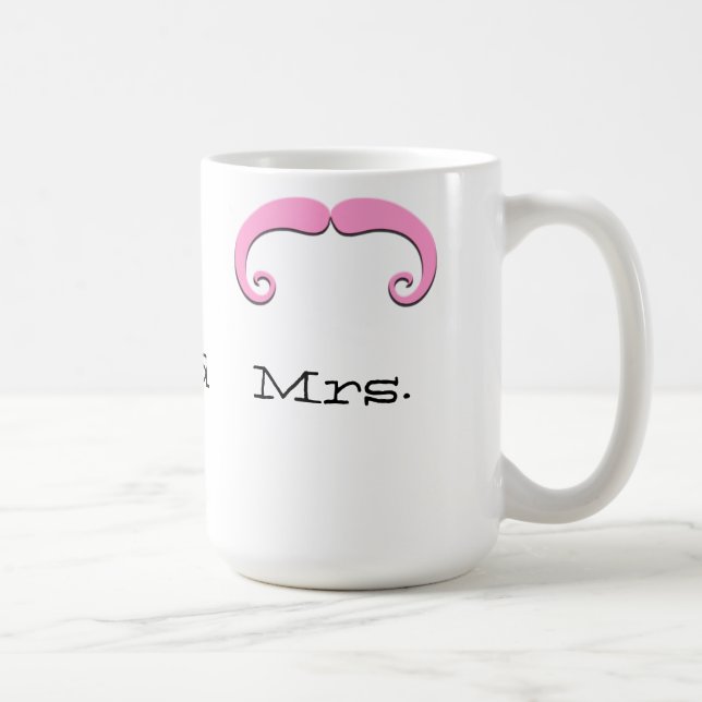 Mug M. et Mme Mustache ou moustache épouse (Droite)
