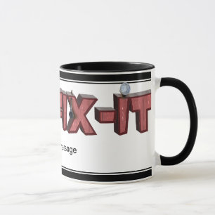 Mug M. Fix-It Conception De Texte En Bois (Avec Ongles