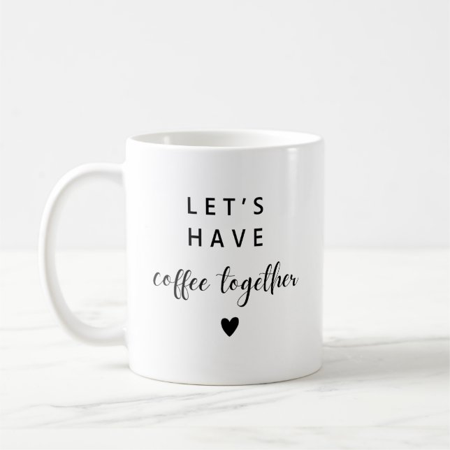 Mug M. Mme Mugs, Couple Personnalisé, Cadeau Mariage (Gauche)