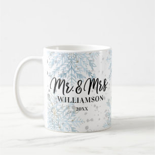 Mug M. & Mme Newlyweds Noël   Winter Wonderland