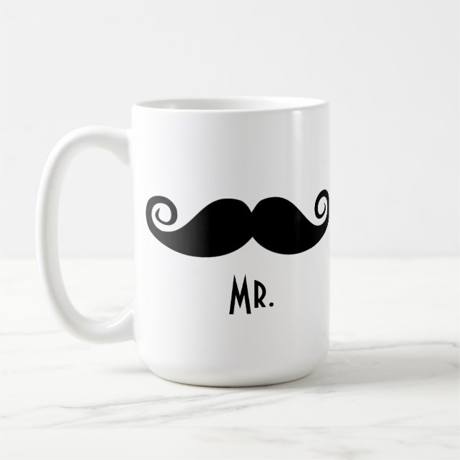 Mug M. Mustache et Mme Lips (Gauche)