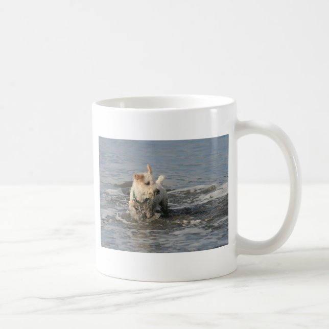 Mug M. Pish à la plage rouge (Droite)