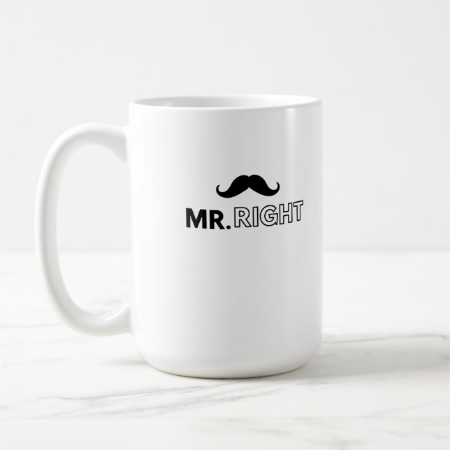 Mug M. Right couple parfait pour lui (Gauche)