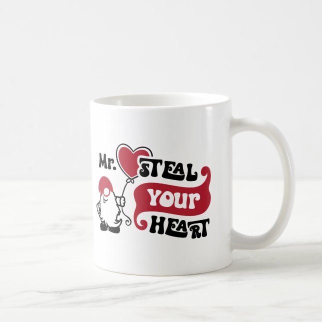 Mug M. Voler Votre Cœur - Saint-Valentin (Droite)