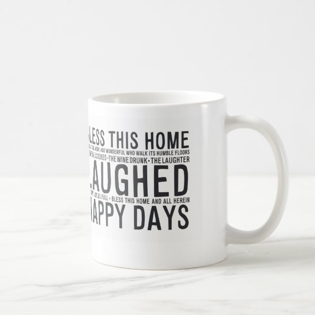 Mug MA014 bénissent cette maison (Droite)