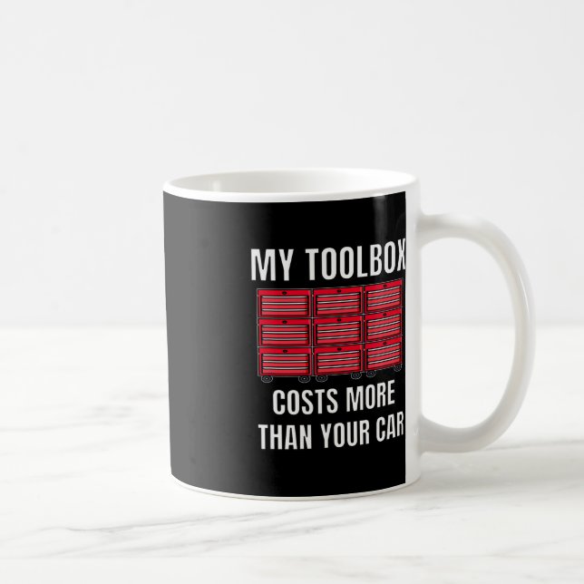 Mug Ma Boîte À Outils Coûte Plus Que La Mécanique De V (Droite)