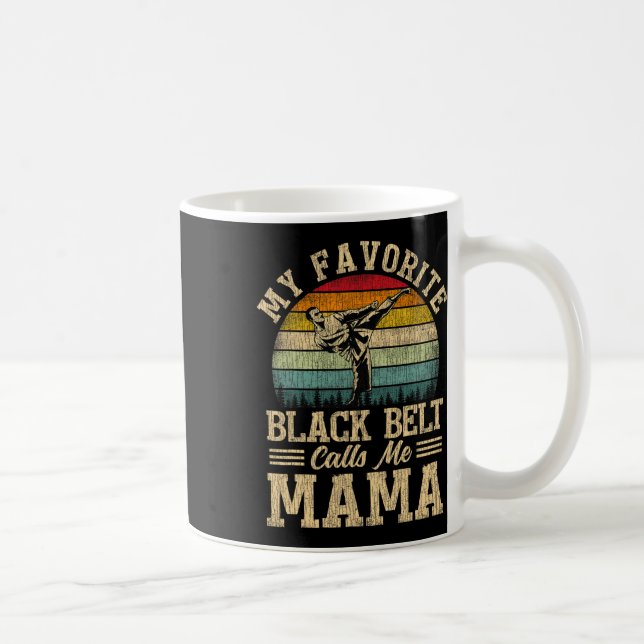 Mug Ma ceinture noire préférée m'appelle la fête des m (Droite)