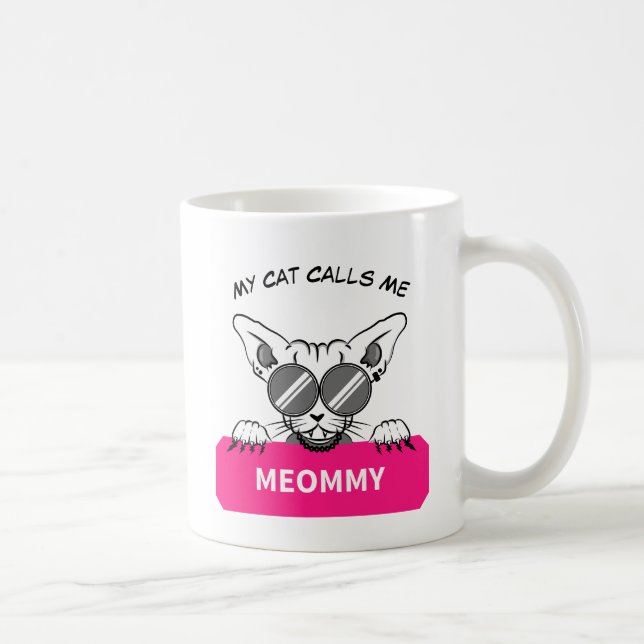 Mug Ma chatte m'appelle mère du chat (Droite)