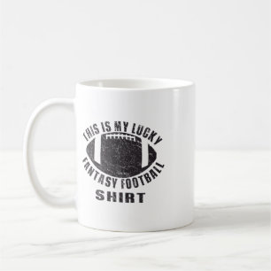 Mug Ma chemise de fantasy footll chanceuse vintage sai
