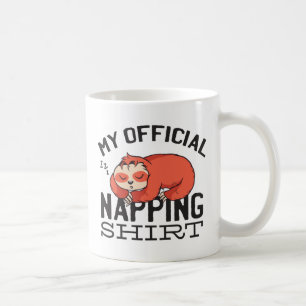 Mug Ma chemise de sieste officielle - Lazy sombrer Slo