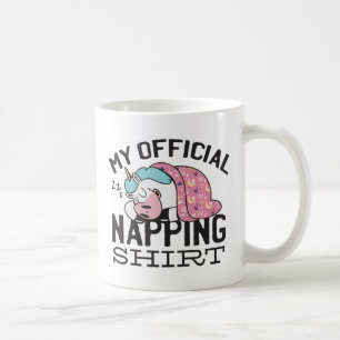 Mug Ma chemise de sieste officielle - Lazy sommeil Uni
