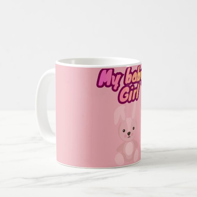 Mug Ma chère petite fille Lapin Mignon (Devant gauche)