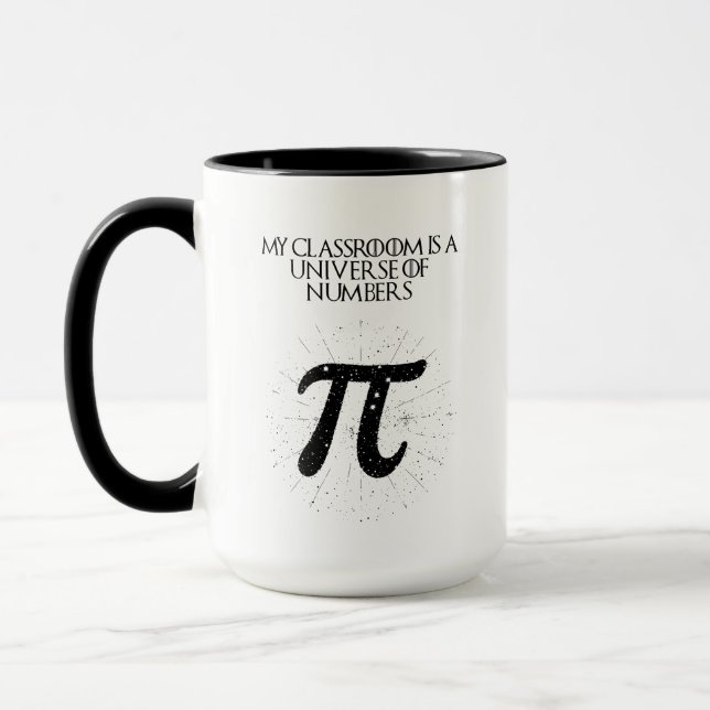 Mug Ma classe est un univers de nombres (Gauche)