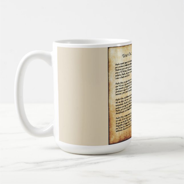 Mug Ma collection quotidienne de prière d'Espagnol (Gauche)