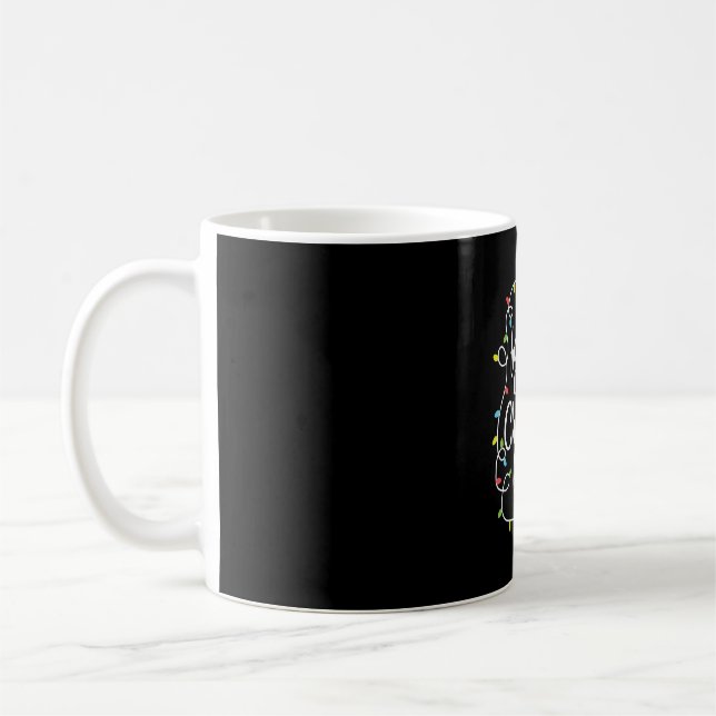 Mug ma couleur préférée est les lumières de noël (Gauche)