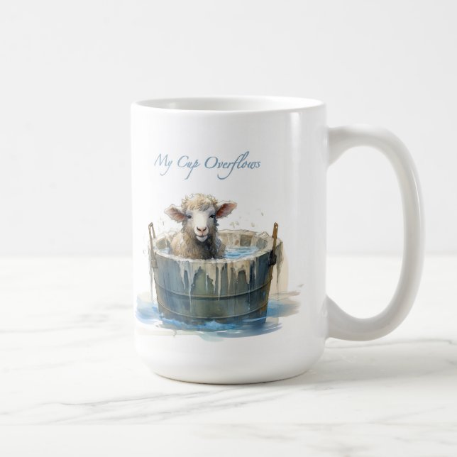 Mug Ma coupe déborde - Psaume 23 (Droite)