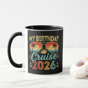 Mug Ma croisière 2026 Croisière de fête Vacances en cr