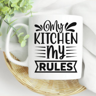 Mug Ma cuisine Mes règles Cuisine Canne