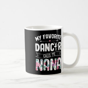 Mug Ma Danse Favorite M'Appelle Nana Ballet Floral Mot