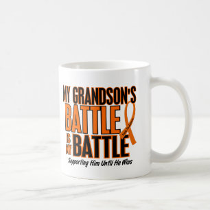 Mug Ma de bataille leucémie de petit-fils trop