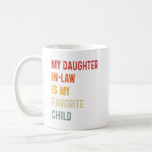 Mug Ma Fille En Droit Est Mon Cadeau Favori Retro Enfa