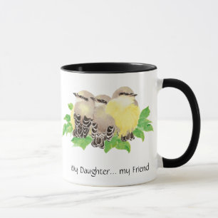 Mug Ma Fille... mon Ami-bouddin Oiseaux