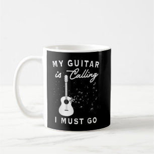 Mug Ma guitare m'appelle Cadeaux de guitare pour homme