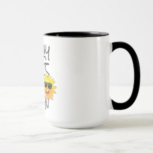 Mug ma journée commence à midi mignon drôle design de