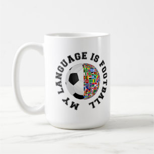 Mug Ma Langue Est Le Football