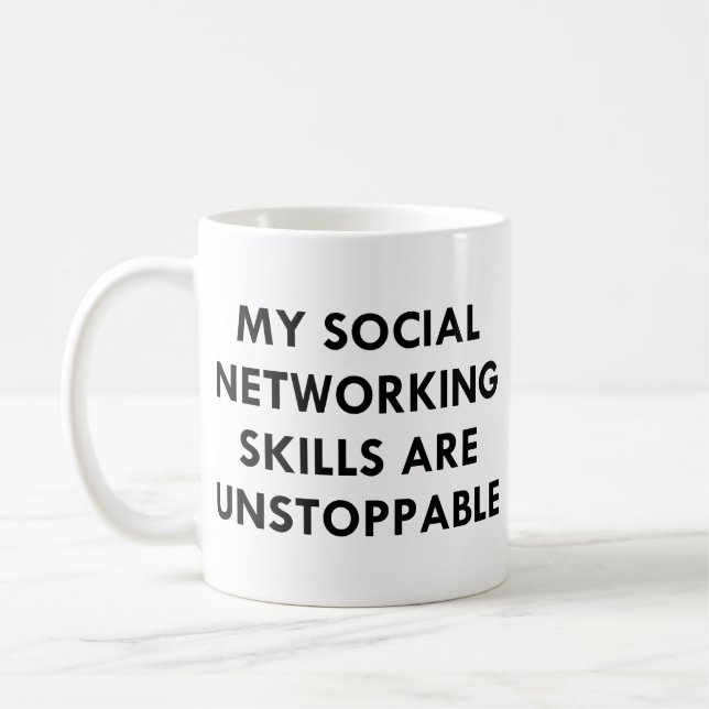 Mug Ma mise en réseau sociale (Gauche)