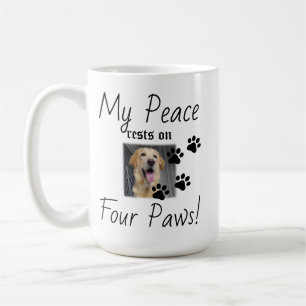 Mug Ma paix repose sur quatre pattes - Citation de l'a