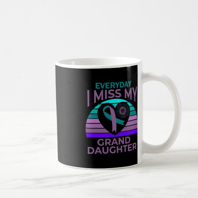 Mug Ma Petite-Fille Coeur Suicide Sensibilisation Gr (Droite)