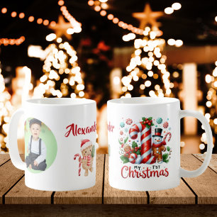 Mug Ma photo de bonbon de Noël 1ère