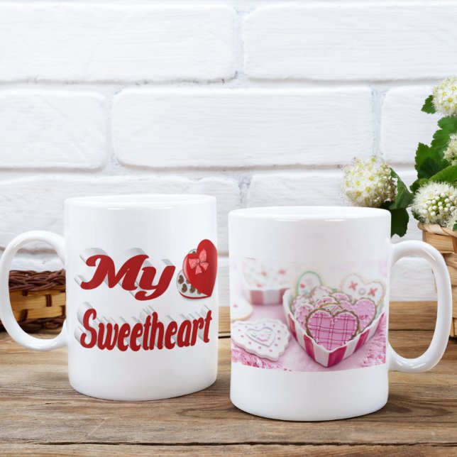 Mug Ma photo de la Saint-Valentin chéri  (Créateur téléchargé)