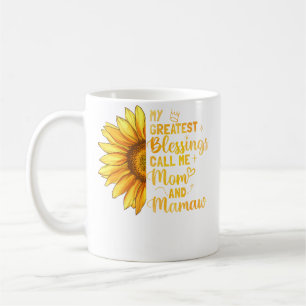 Mug Ma Plus Grande Bénédiction Appelez-Moi Maman Mamaw