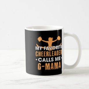 Mug Ma pom-pom girl préférée m'appelle G Mama Cheerlea