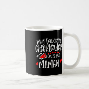 Mug Ma pom-pom girl préférée m'appelle Mamaw Drôle de 