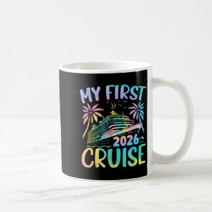 Mug Ma première croisière 2026 Vacances Tie Dye Famill