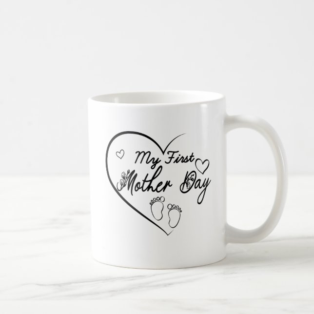 Mug Ma première fête des mères pour maman (Droite)